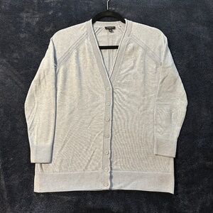 Talbot’s Cardigan Pointelle Petite Small Pale Blue